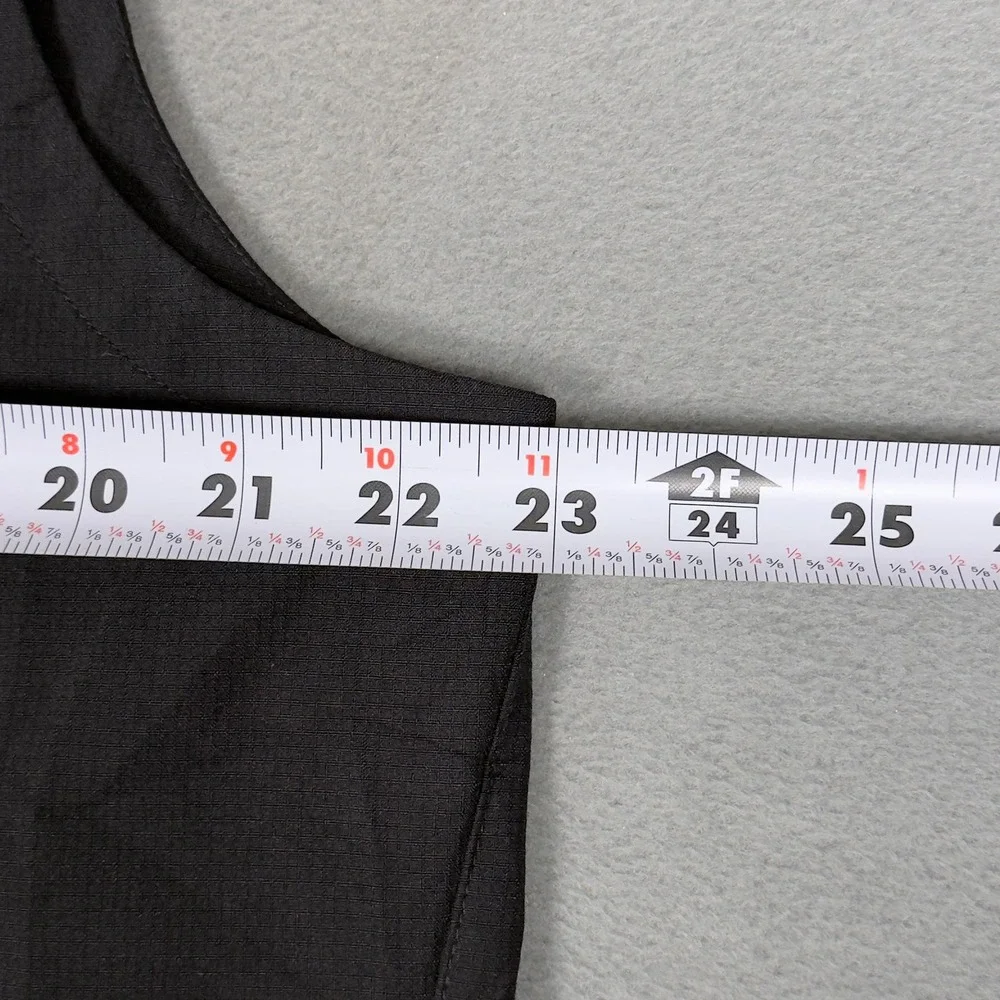 The North Face Castle Rock Softshell Vest Mens Large Black Full Zip TNF